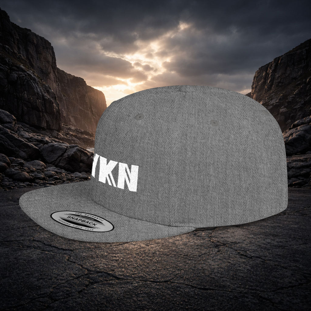 VYKN™ Classic Snapback Hat – White Logo