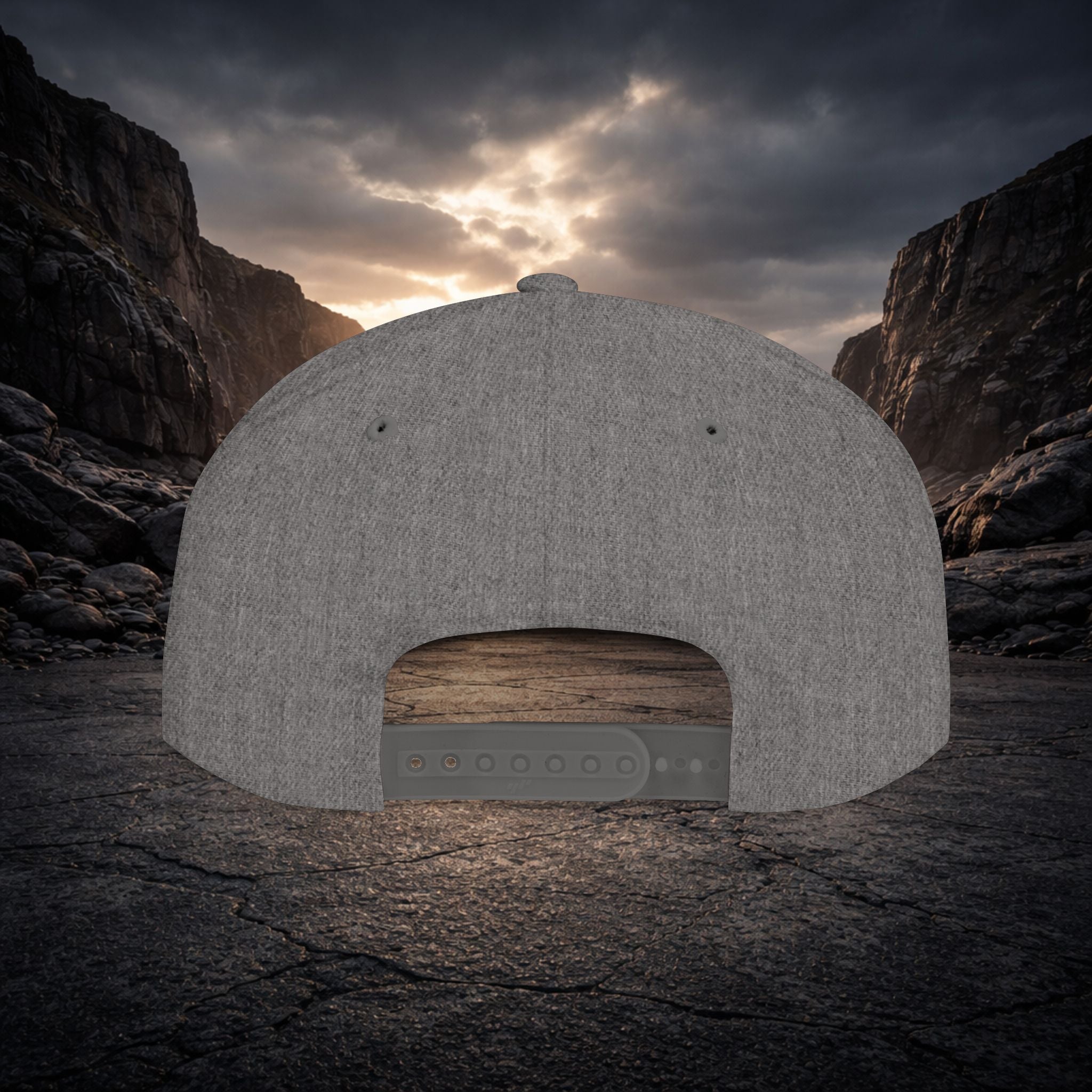 VYKN™ Classic Snapback Hat – White Logo