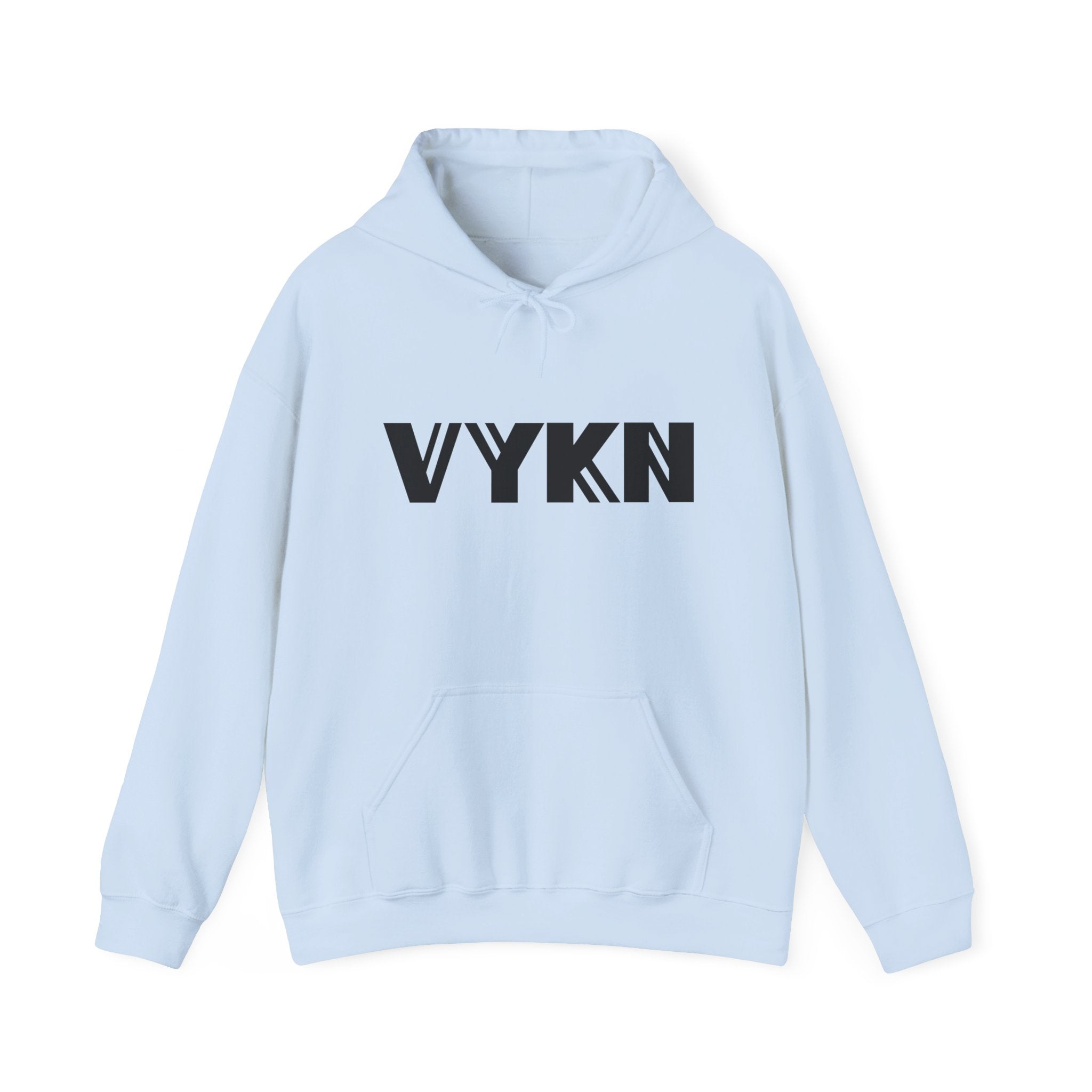 VYKN™ Distressed Embroidered Hoodie – Gildan