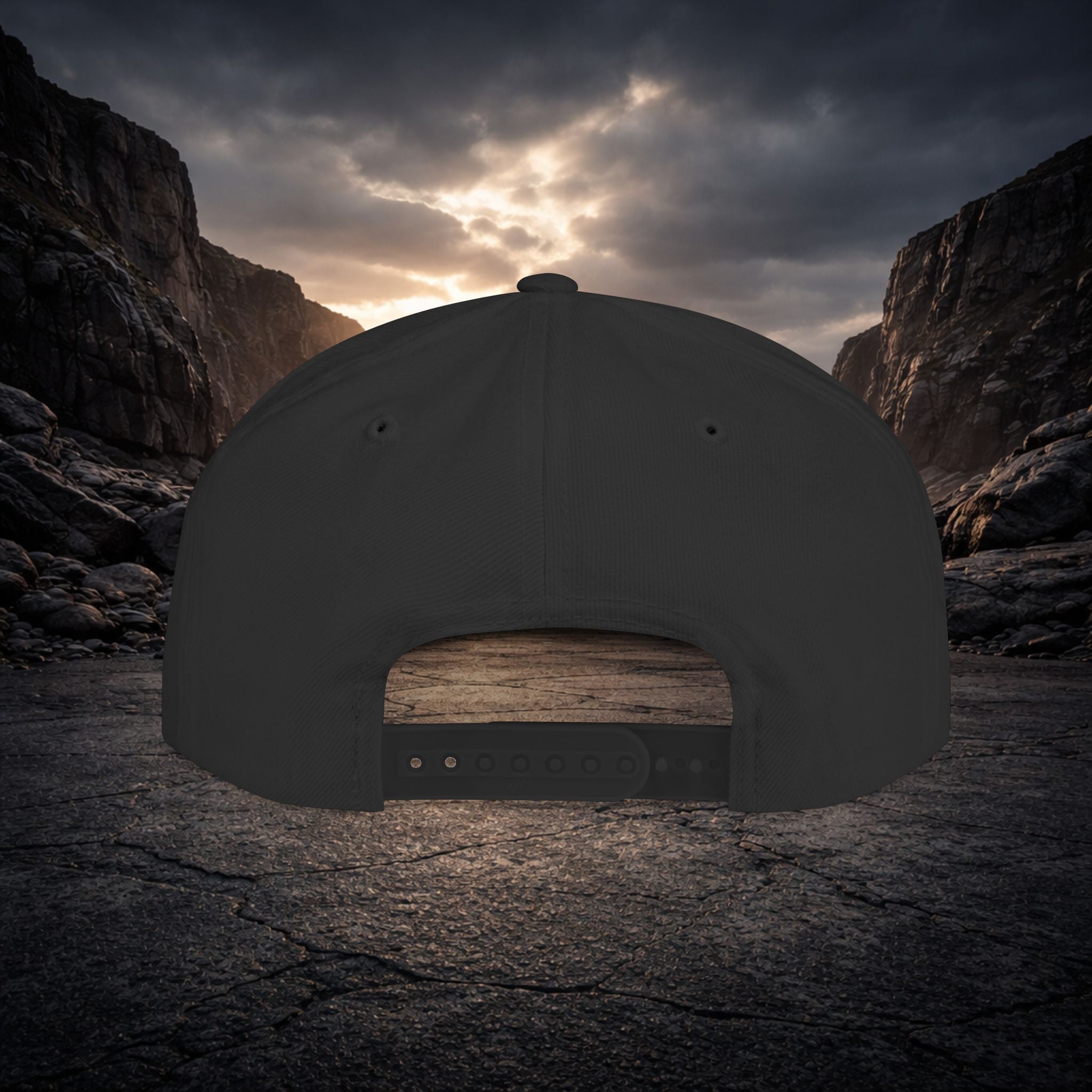 VYKN™ Classic Snapback Hat – White Logo