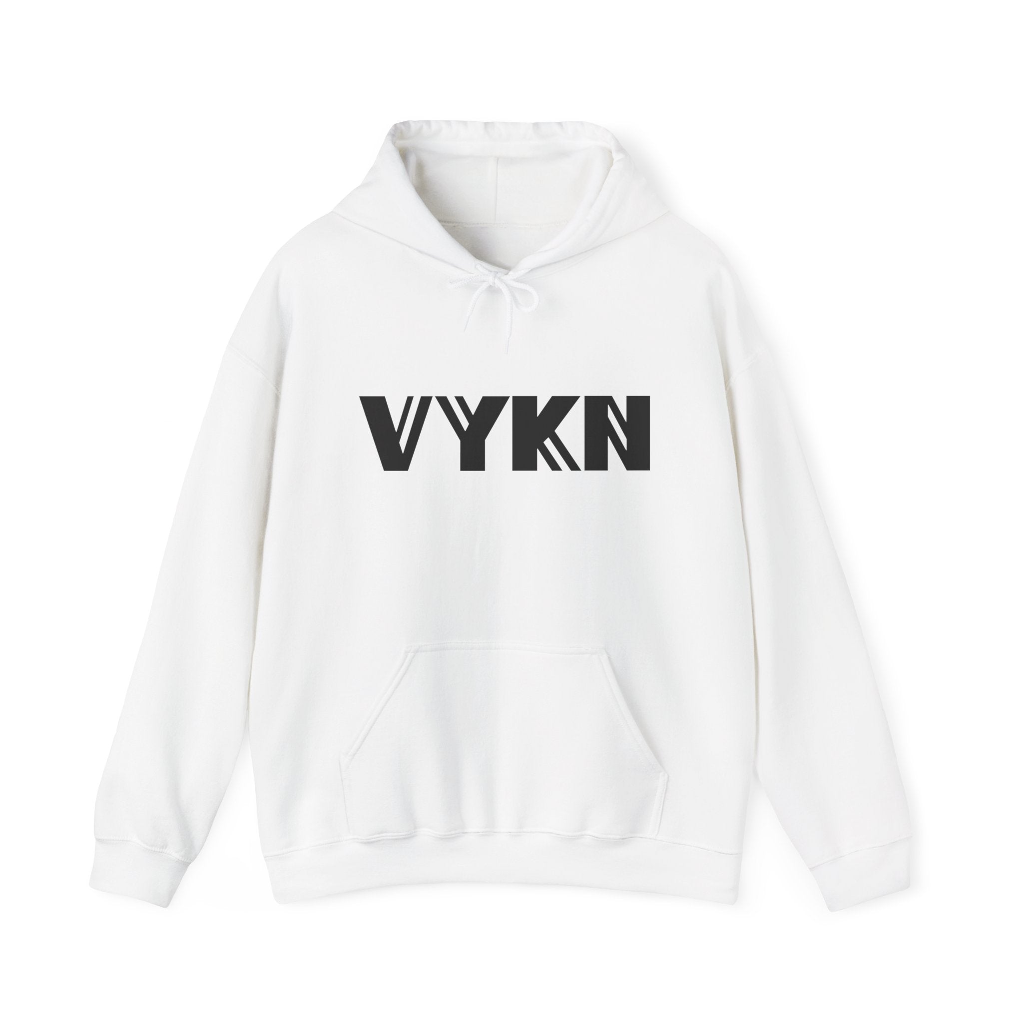 VYKN™ Distressed Embroidered Hoodie – Gildan