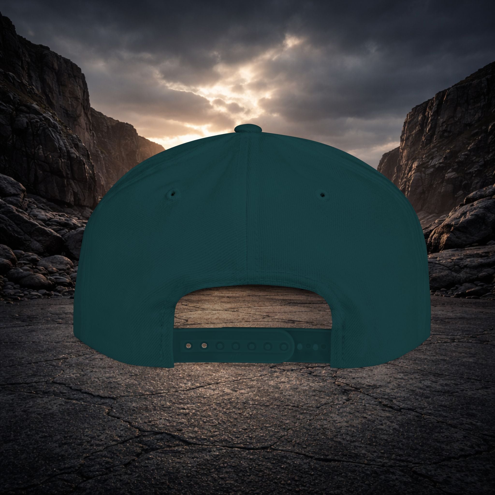 VYKN™ Classic Snapback Hat – White Logo