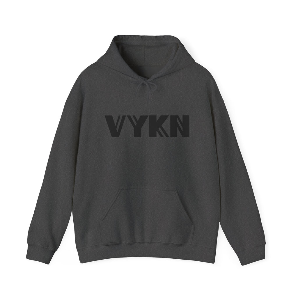 VYKN™ Distressed Embroidered Hoodie – Gildan
