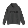 VYKN™ Distressed Embroidered Hoodie – Gildan