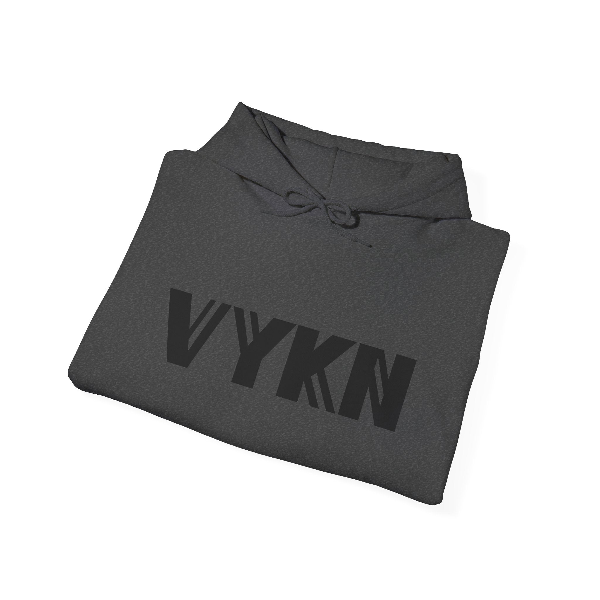 VYKN™ Distressed Embroidered Hoodie – Gildan