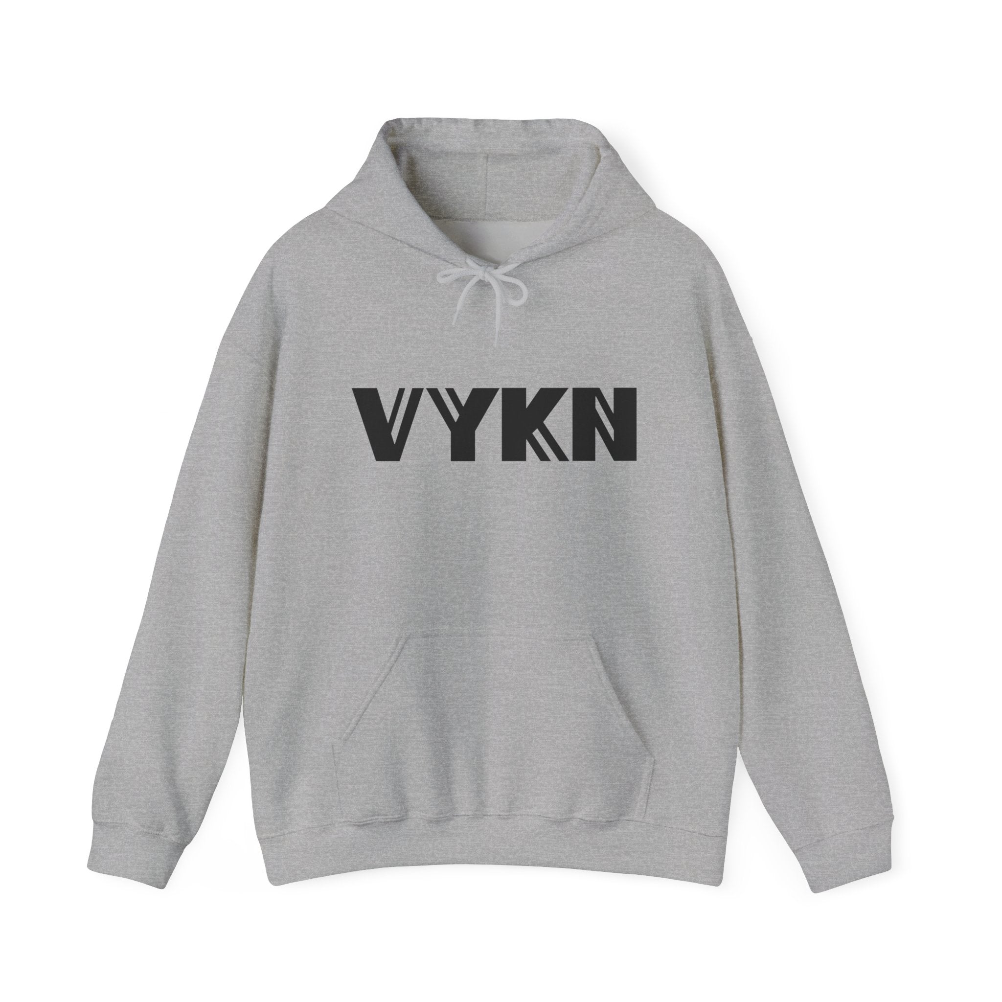 VYKN™ Distressed Embroidered Hoodie – Gildan