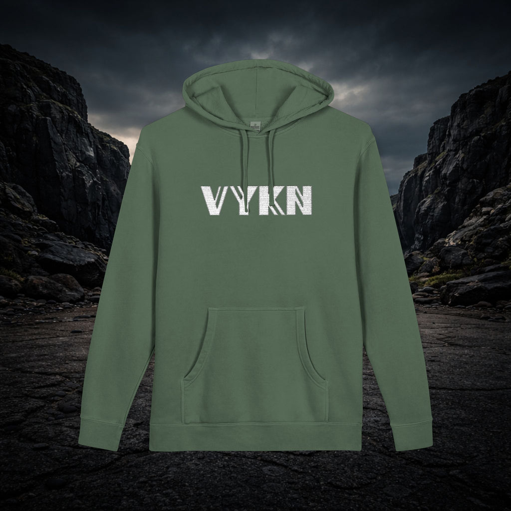 VYKN™ Distressed Embroidered Hoodie