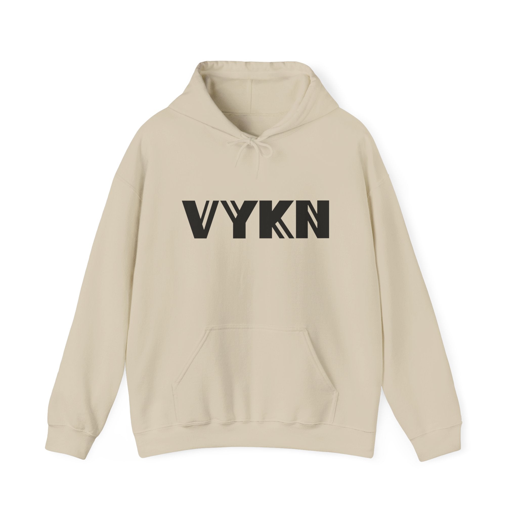 VYKN™ Distressed Embroidered Hoodie – Gildan